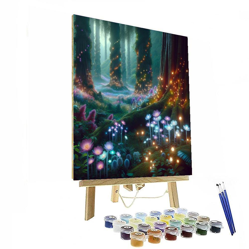 Mystical Enchanted Glade Paint By Numbers Art