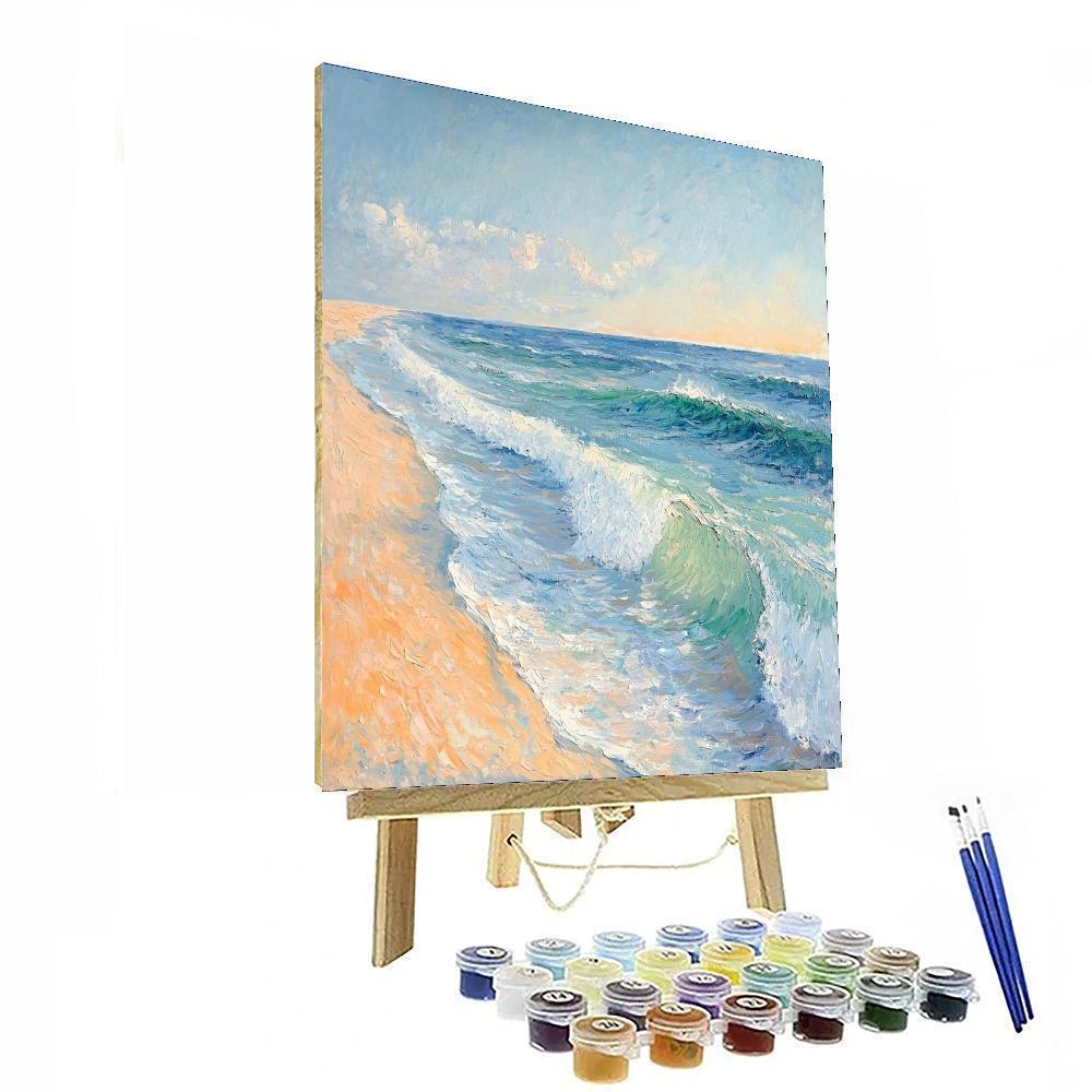 Claude Monet Inspired Serenity By The Sea  Paint By Numbers Kits