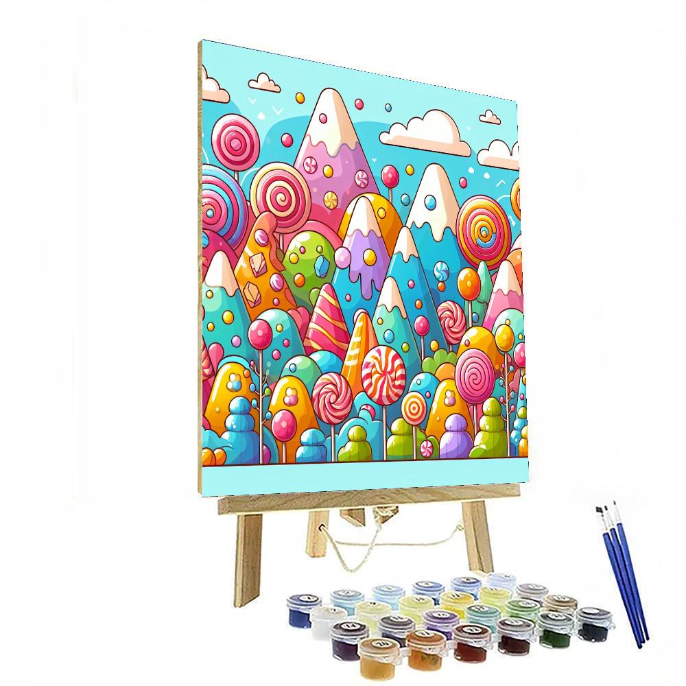 Candyland Delight Number Painting