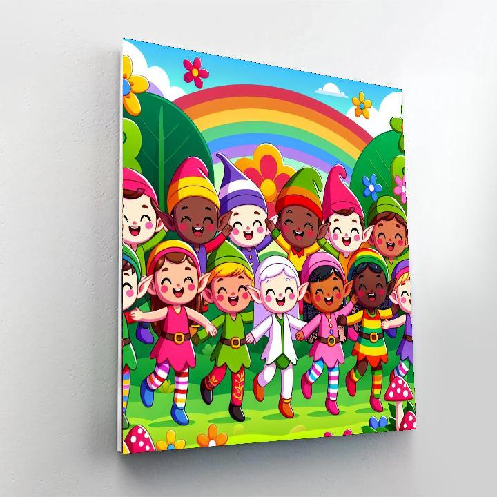 Enchanting Elves Paint By Numbers Art