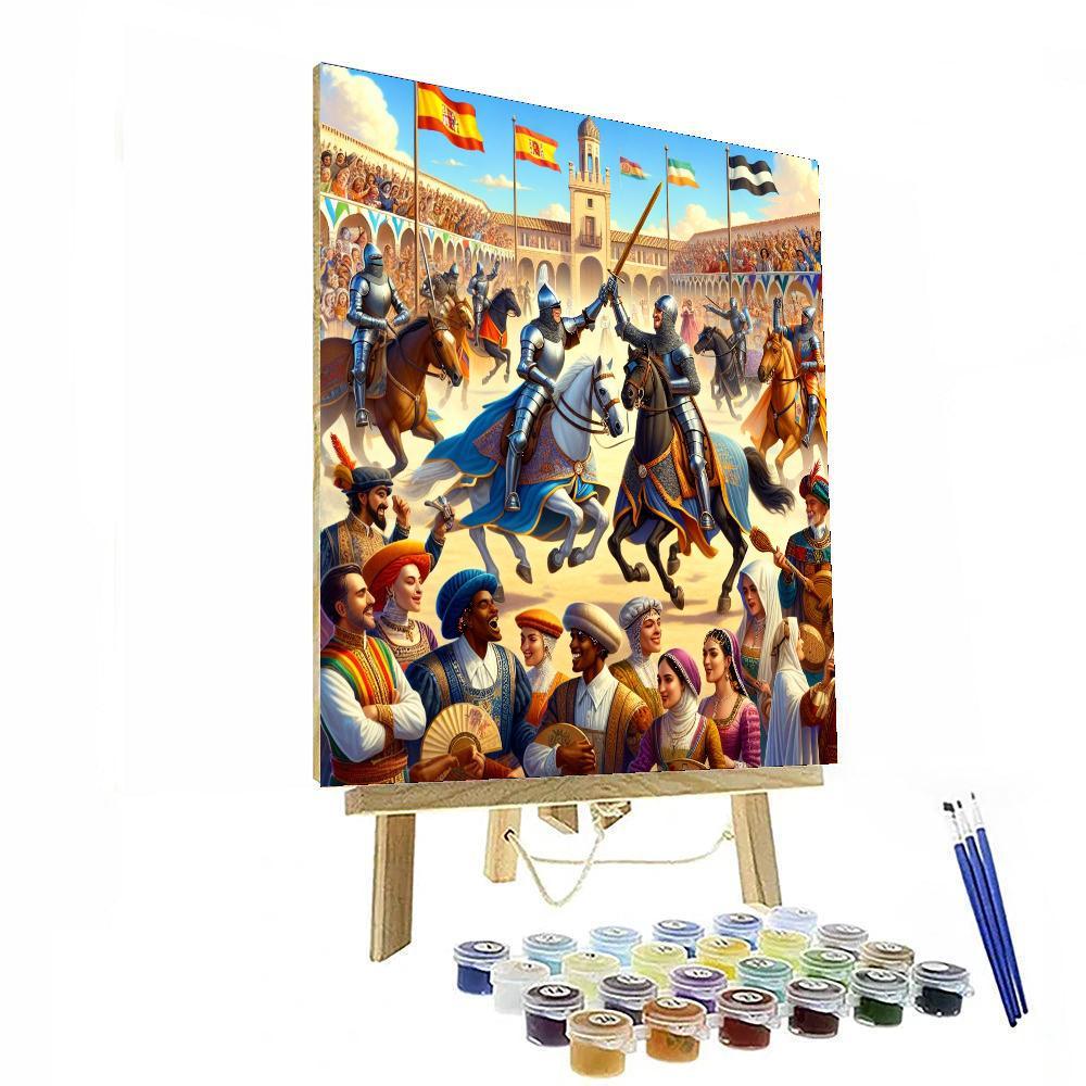 Jousting Tournament - Spain Paint By Numbers