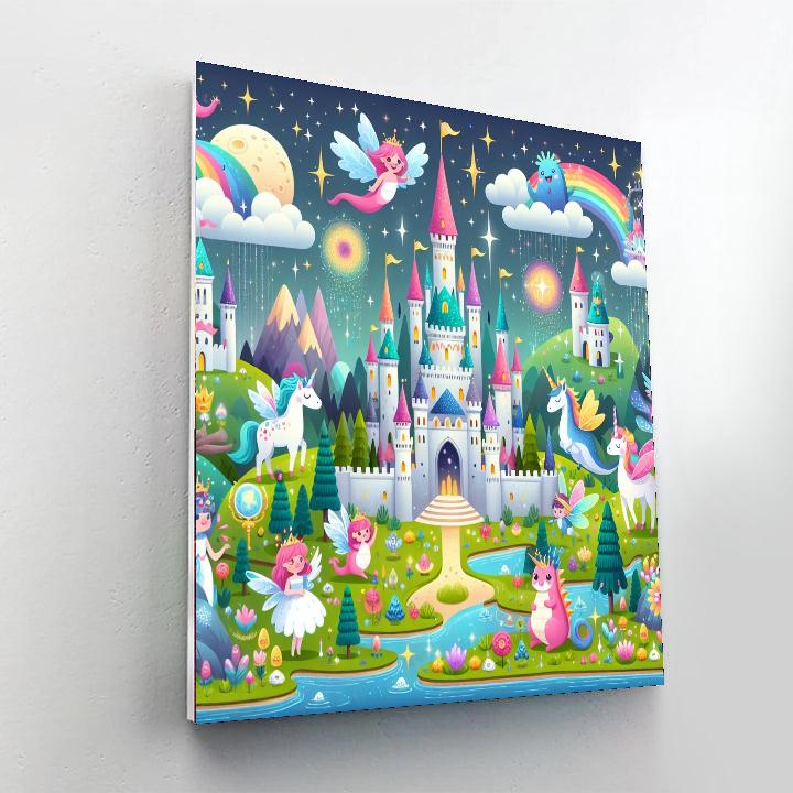Magical Kingdom Festival DIY Paint By Numbers