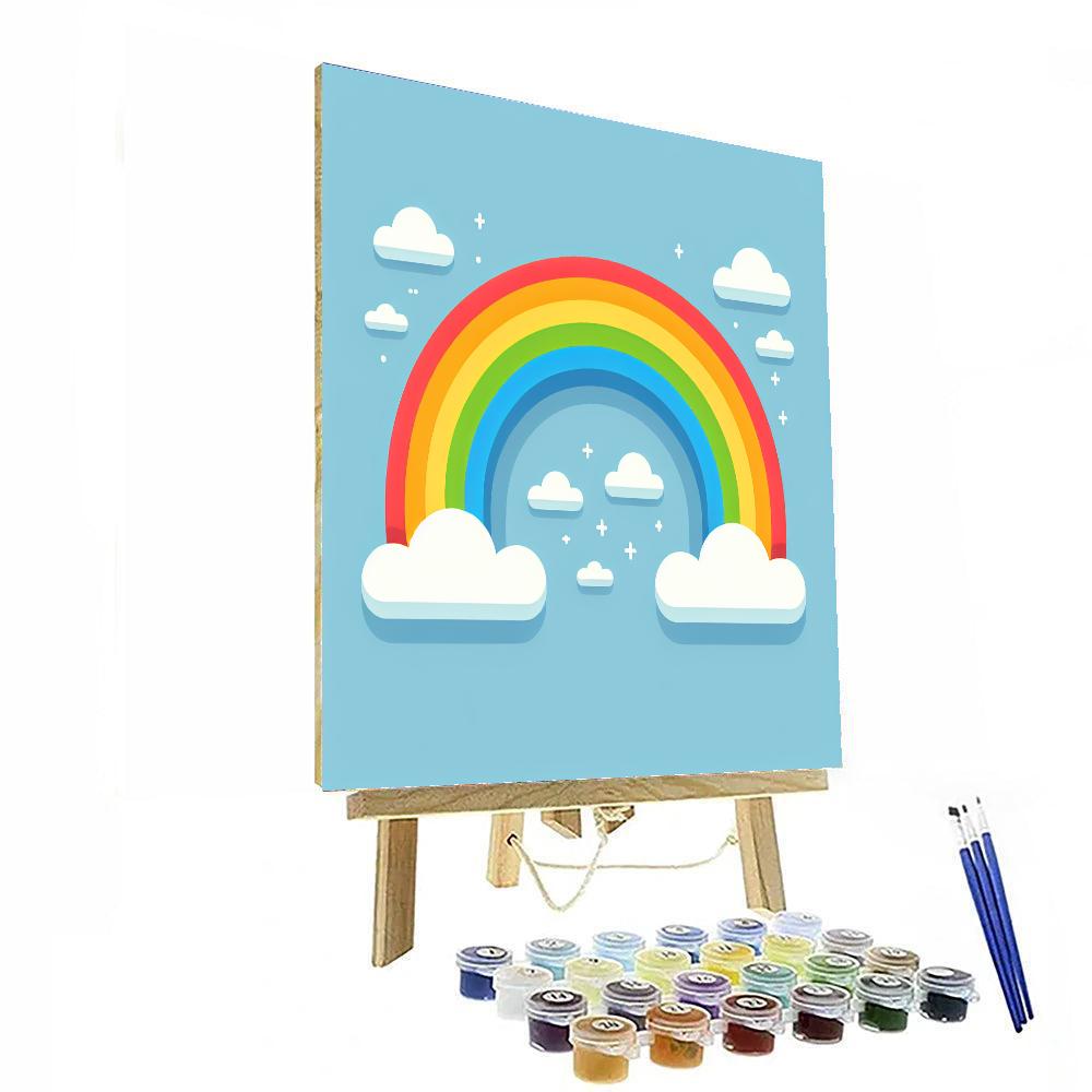 Rainbow Sky Wonders Paint By Color