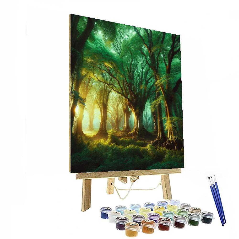 Ancient Forest Awakening Paint By Color