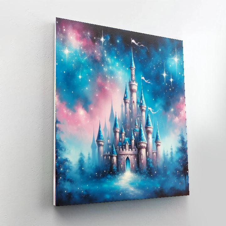 Mythical Enchanted Castle Paint By Numbers Art