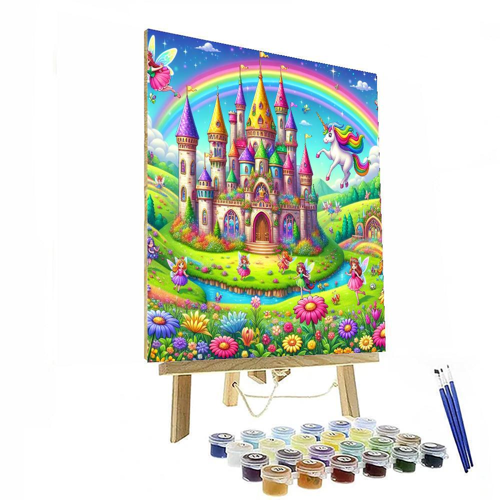 Vibrant Fantasy Land Paint By Numbers Art