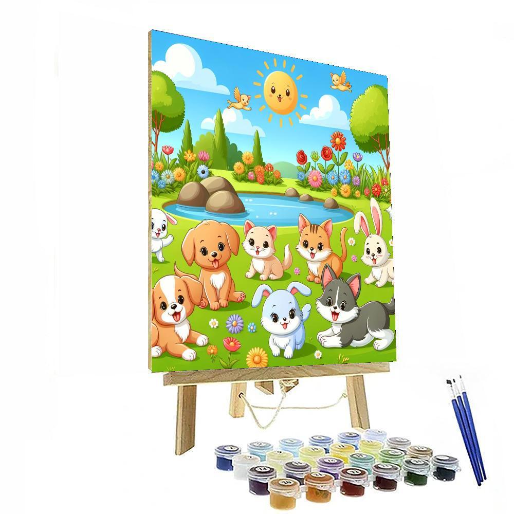 Pet Paradise DIY Paint By Numbers