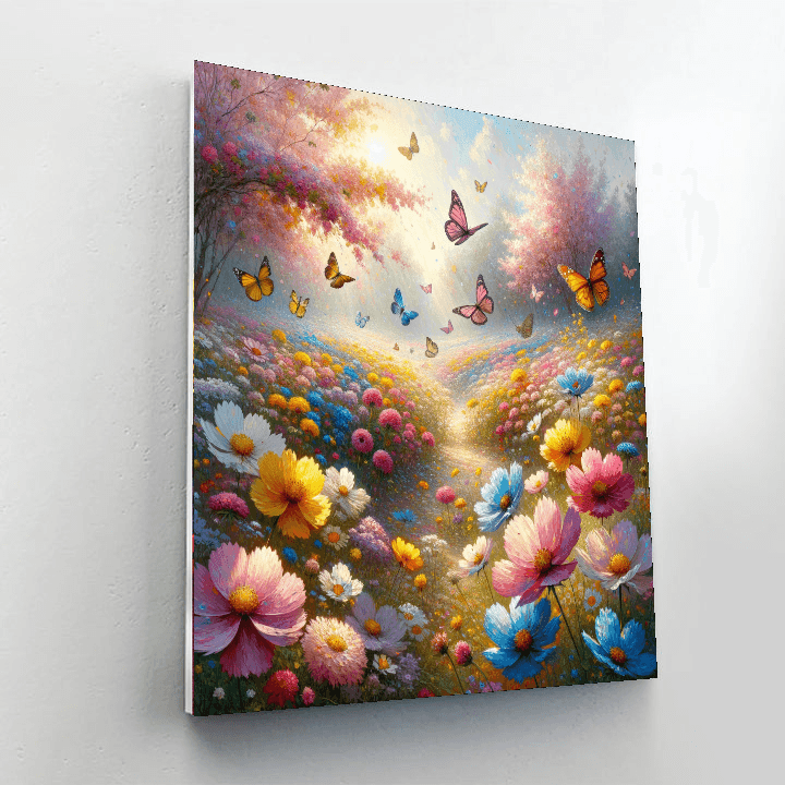 Blossoming Spring Meadow Paint By Numbers Kits