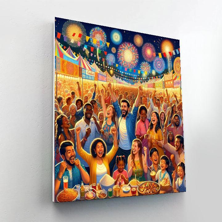 Euphoric Festival Atmosphere DIY Paint By Numbers