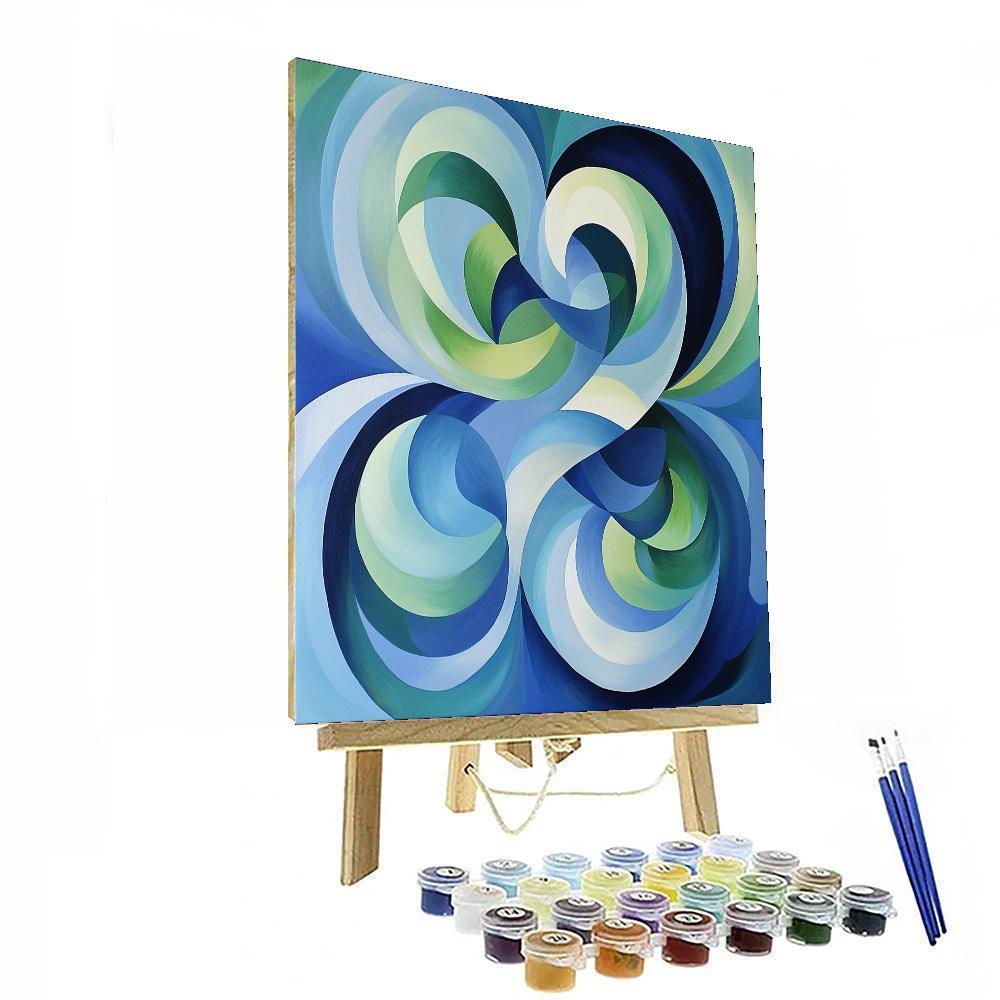 Frida Kahlo Inspired Spirals Of Reflection  Painting By Numbers Kit