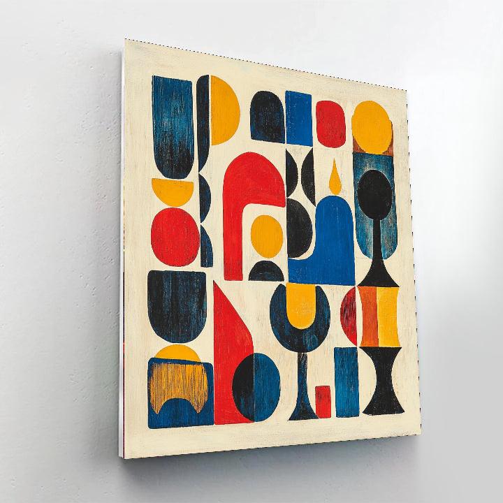 Joan Miró Inspired Playful Abstractions  Painting By Numbers Kit