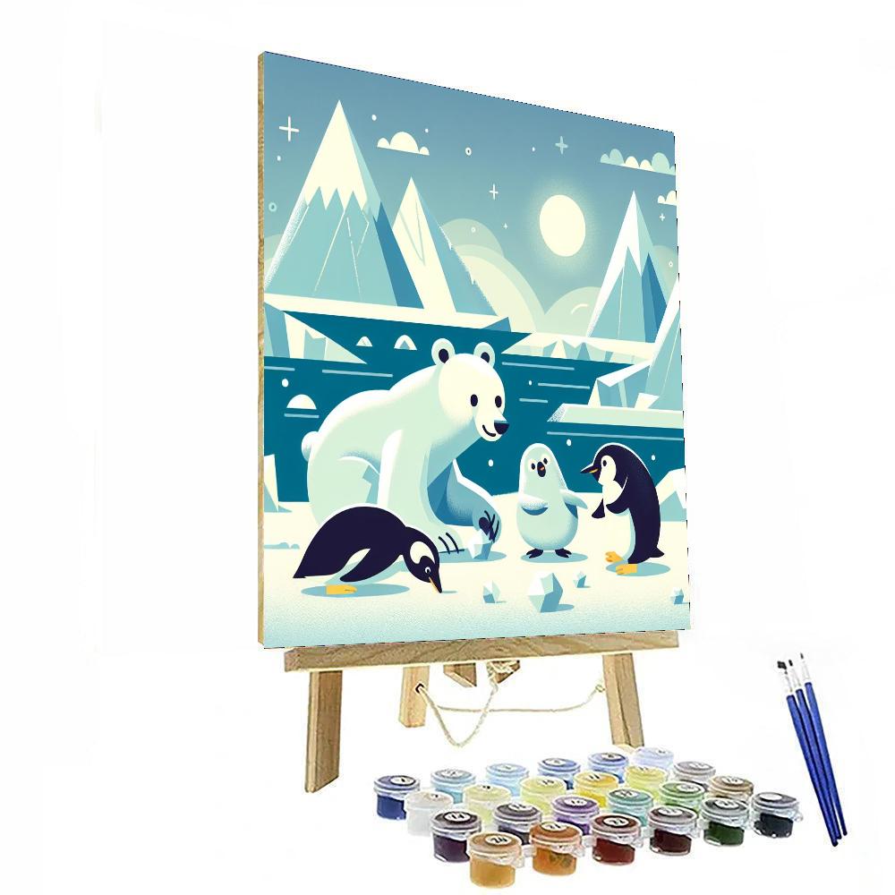 Frosty Friends Expedition Painting By Numbers Kit