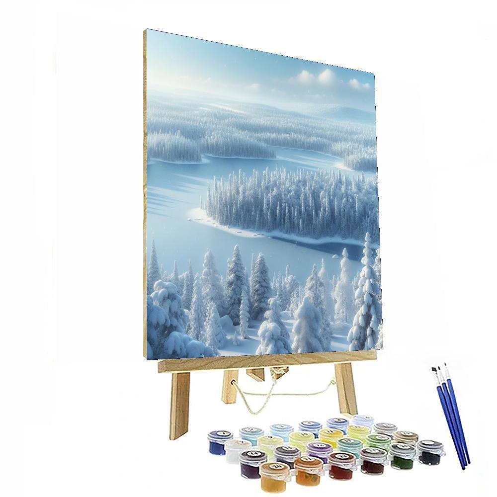 Northern Winter Numbered Painting Kits