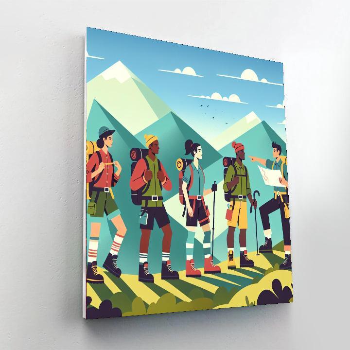 Mountain Adventure Trek Numbered Painting Kits