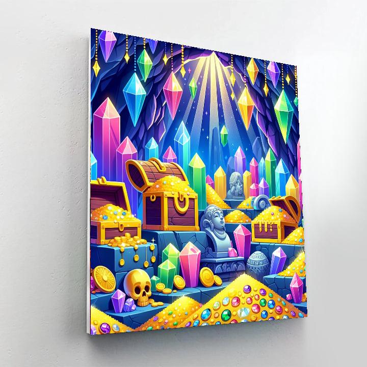 Treasure Cave Exploration Paint By Number