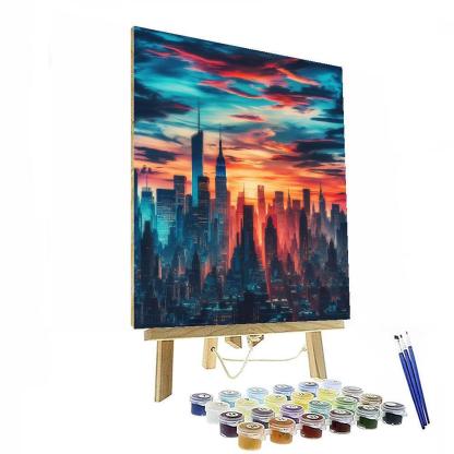 Timeless New York Skyline - DIY Painting By Numbers Kit – Artistry Rack