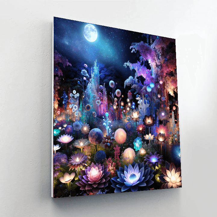 Magical Night Garden Paint By Numbers Art