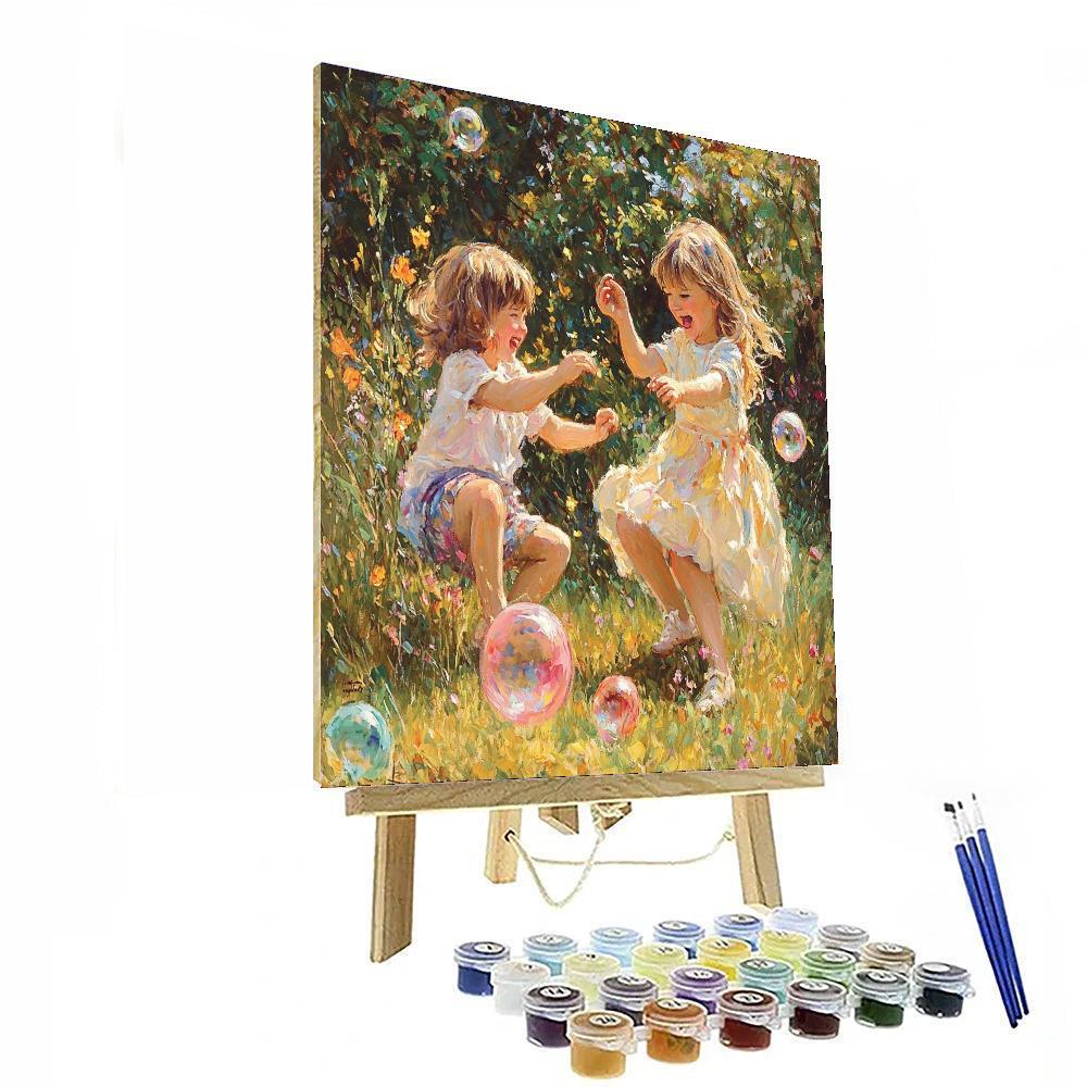 Bubbles And Giggles Paint By Number