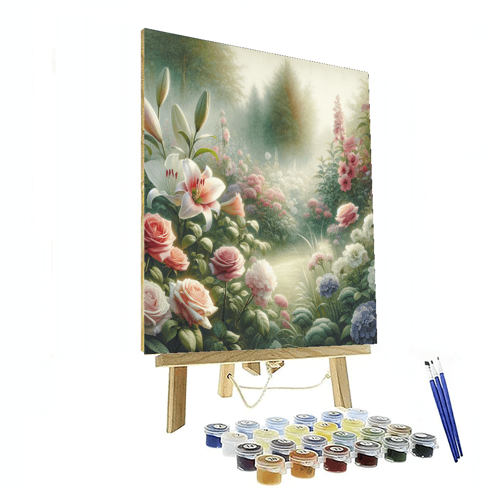 Blooming Tranquility Number Painting