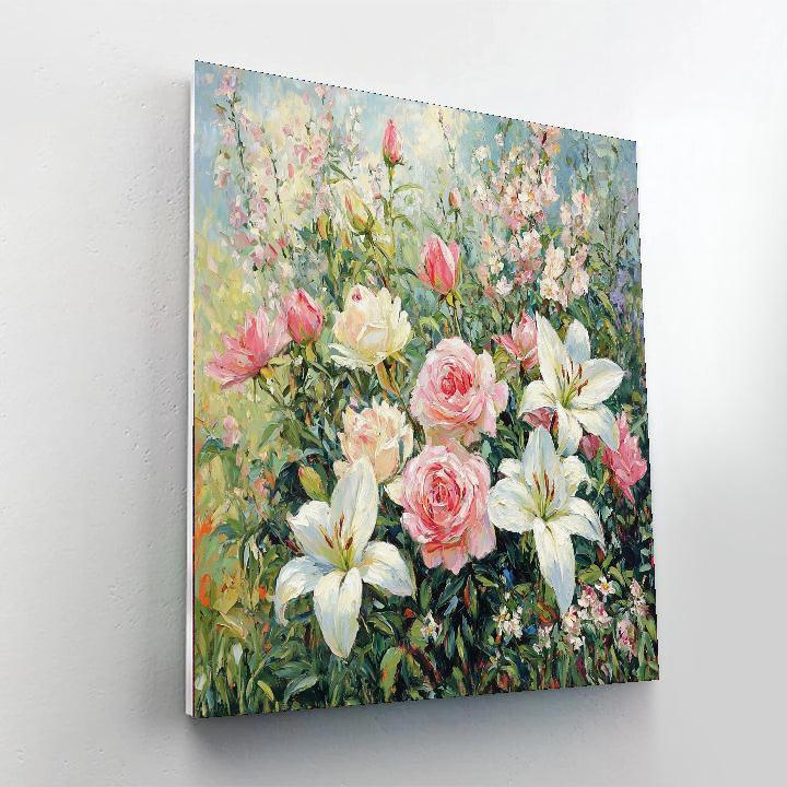 Pierre-Auguste Renoir Inspired Fragrant Garden  DIY Paint By Numbers