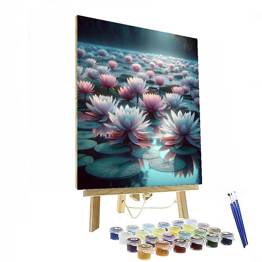 Enchanting Water Lily Pond Paint By Numbers Kits