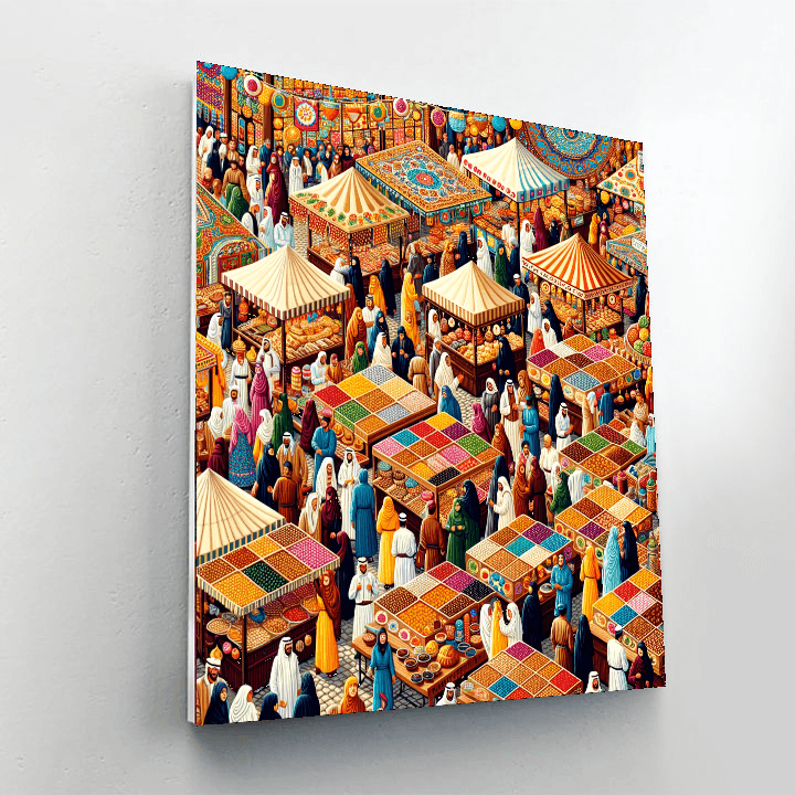 Eid Al-fitr Food Festival - Istanbul, Turkey Number Painting