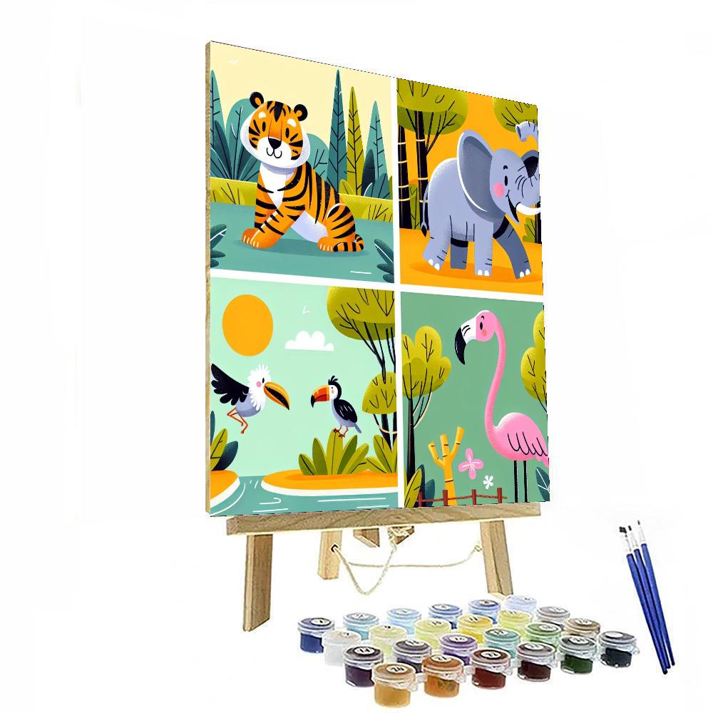 Zoo Adventure Journey Paint By Numbers Kits