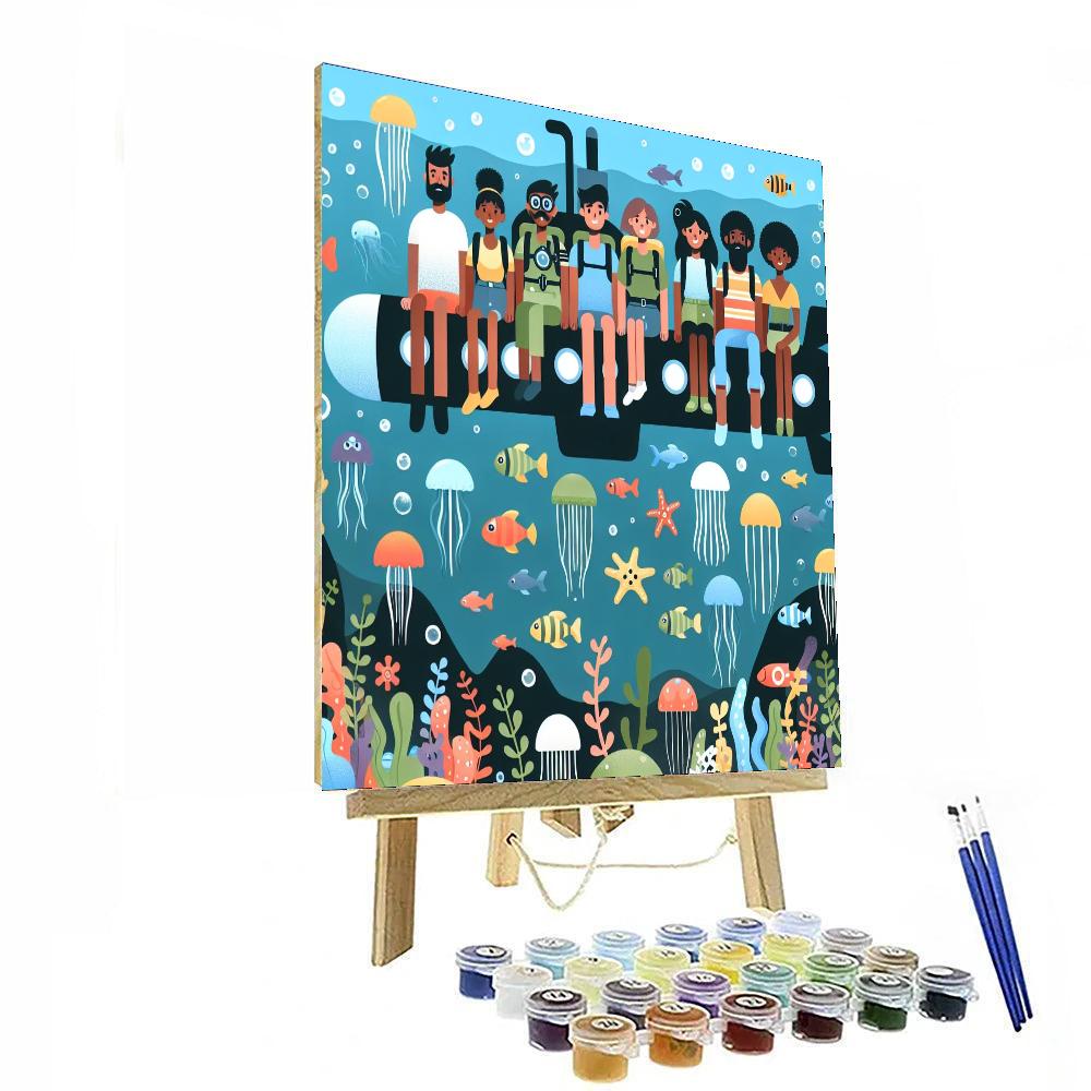 Undersea Mystery Explorers Numbered Painting Kits