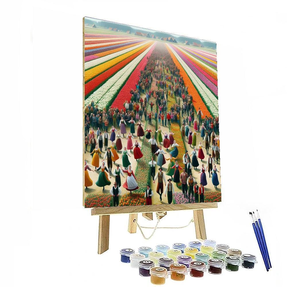 Tulip Time - Holland, Michigan Painting By Numbers Kit