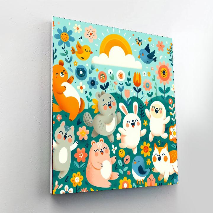 Sweet Springtime Surprises Paint By Numbers Art