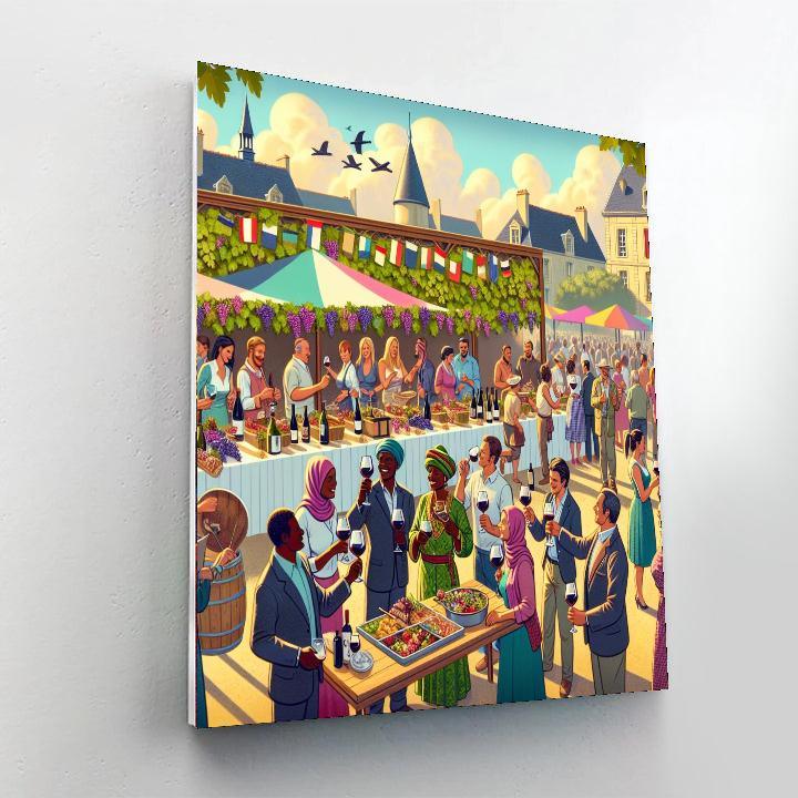 La Fête Des Vins De Bourgogne Paint By Color