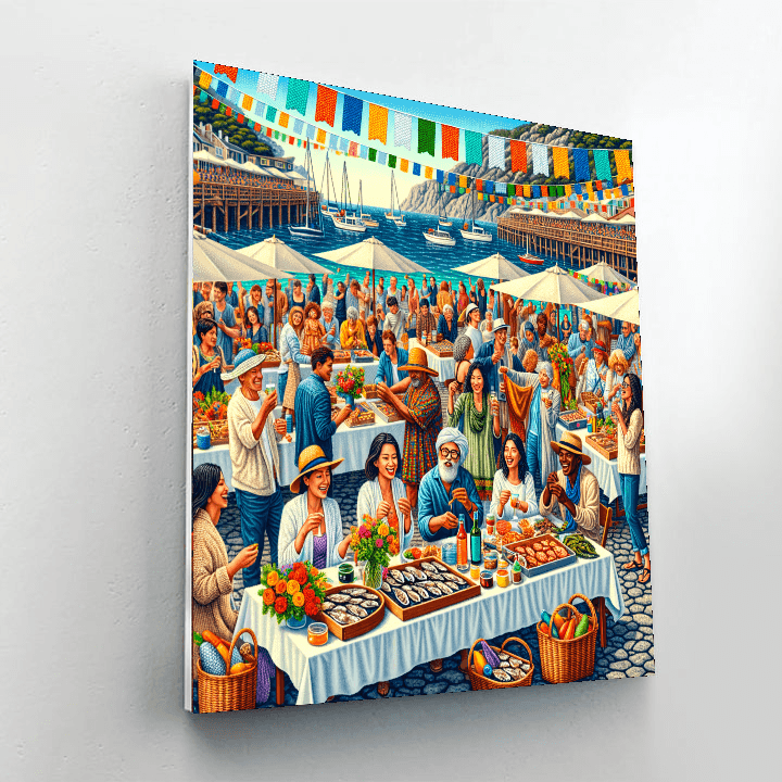 Whitstable Oyster Festival - United Kingdom DIY Paint By Numbers