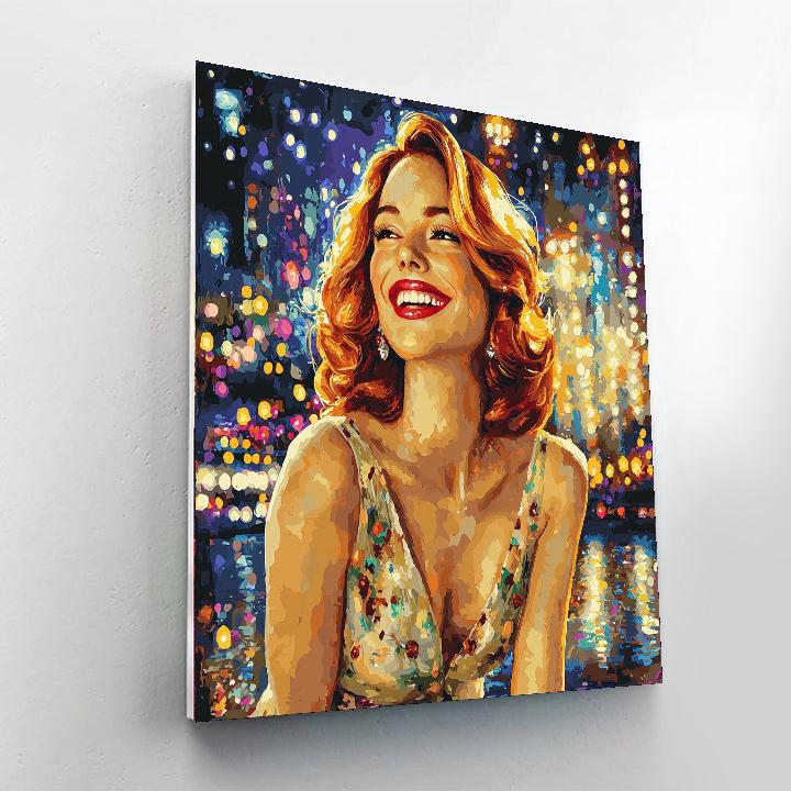 Emma Stone: Chasing Dreams In La La Land Numbered Painting Kits