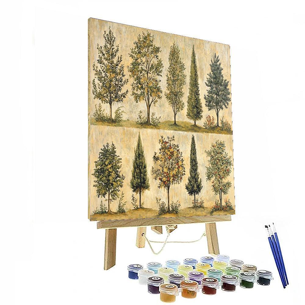 Leonardo Da Vinci Inspired The Essence Of Trees  Paint By Numbers Art