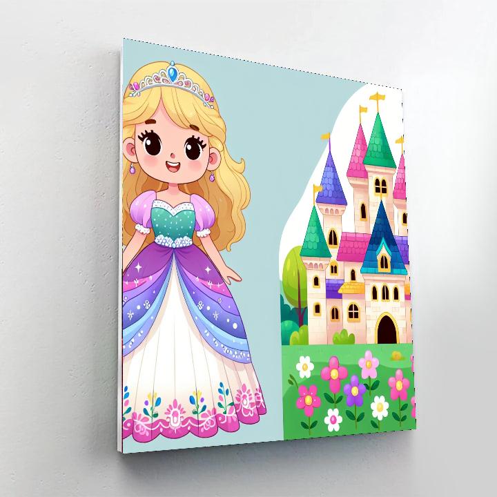 Royal Princess Party Paint By Numbers Art