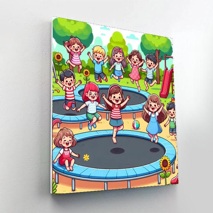 Jolly Jumps Paint By Number