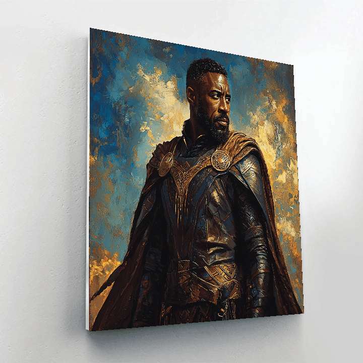 Idris Elba: The Dynamic Force Of Stringer Bell Paint By Numbers Art