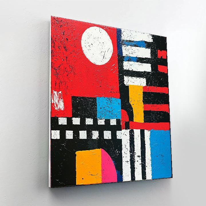 Jean-Michel Basquiat Inspired Rhythm Of The Urban Jungle  Painting By Numbers Kit