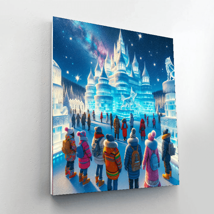 Harbin International Ice And Snow Sculpture Festival - Harbin Paint By Color