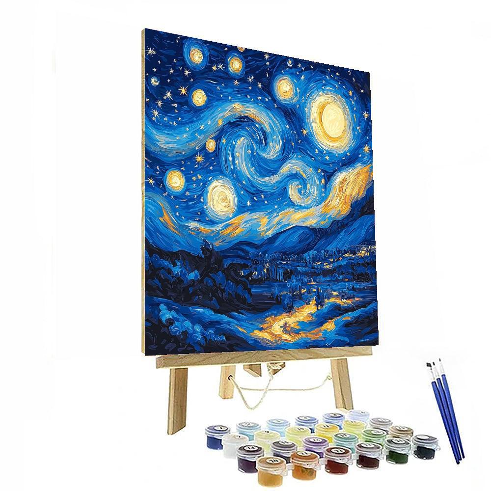 Vincent Van Gogh Inspired Night Sky Whispers  Paint By Numbers
