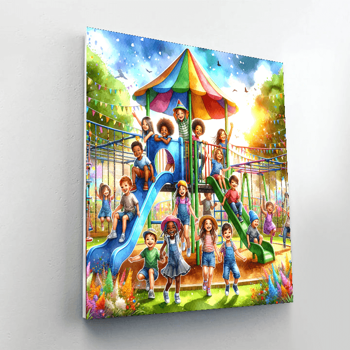 Joyful Jungle Gym Paint By Numbers