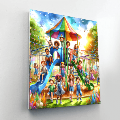 Joyful Jungle Gym Paint By Numbers