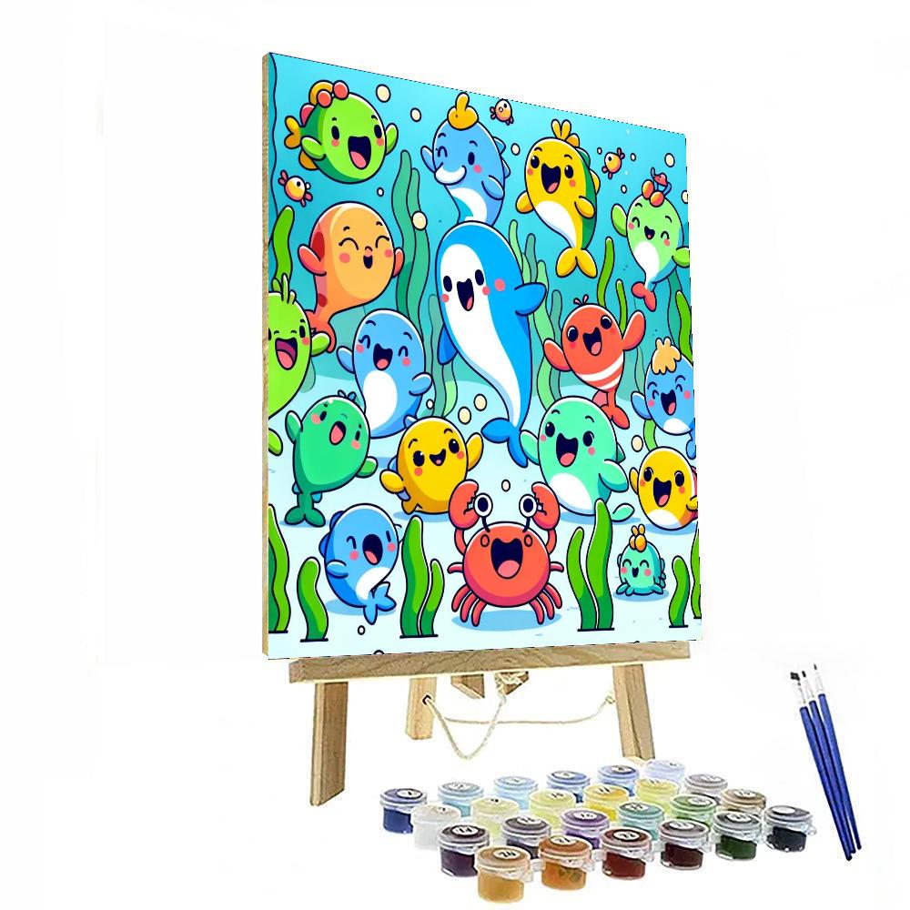 Ocean Party Paint By Numbers Art