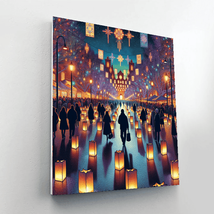 Luminaria Festival - Usa Numbered Painting Kits