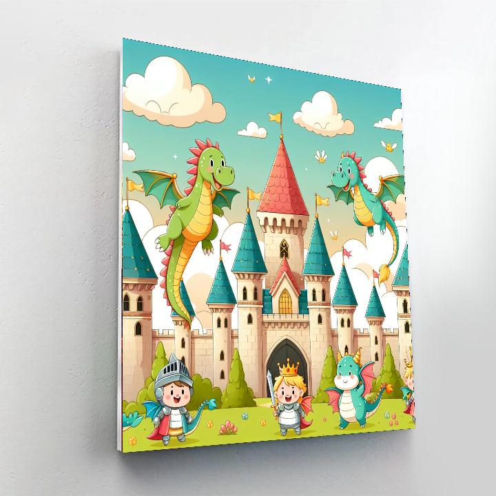 Castle Kingdom Adventures Numbered Painting Kits