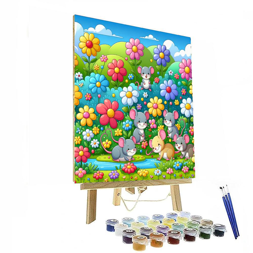 Magical Meadow Mice Numbered Painting Kits