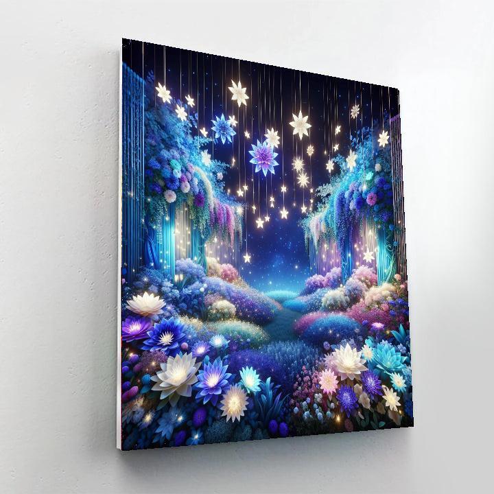 Dreamy Starlit Garden Paint By Color