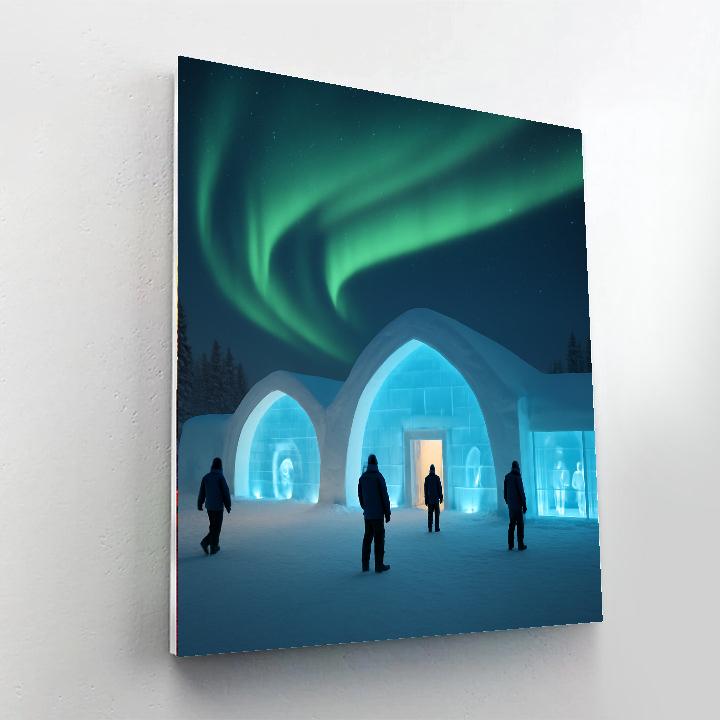 Icehotel - Jukkasjärvi, Sweden DIY Paint By Numbers