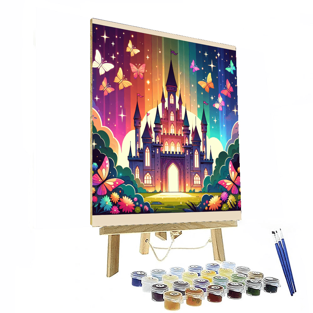 Magical Castle Fantasy Number Painting