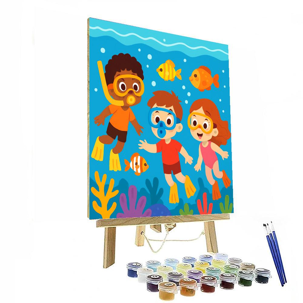Exciting Underwater Expedition Paint By Numbers